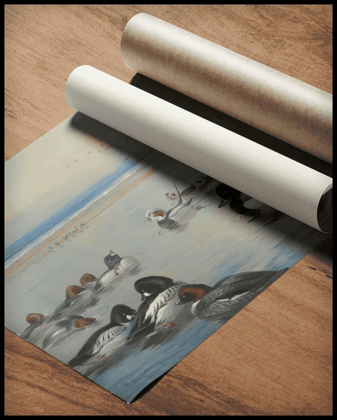Entenschwarm Poster
