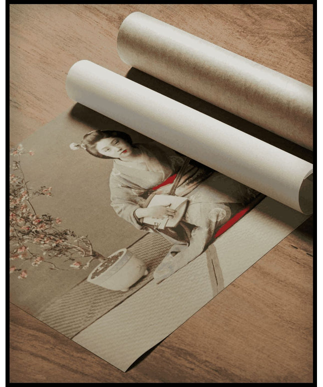 Geisha Playing Samisen