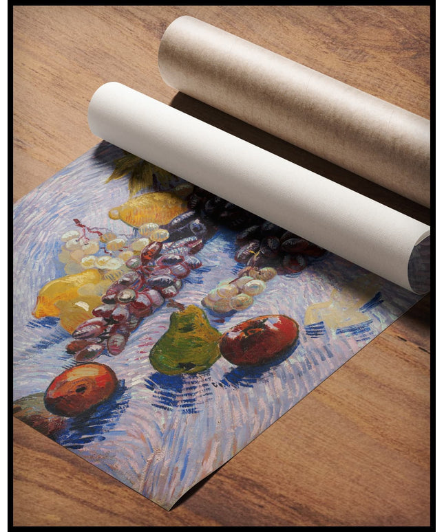 Grapes, Lemons, Pears, and Apples