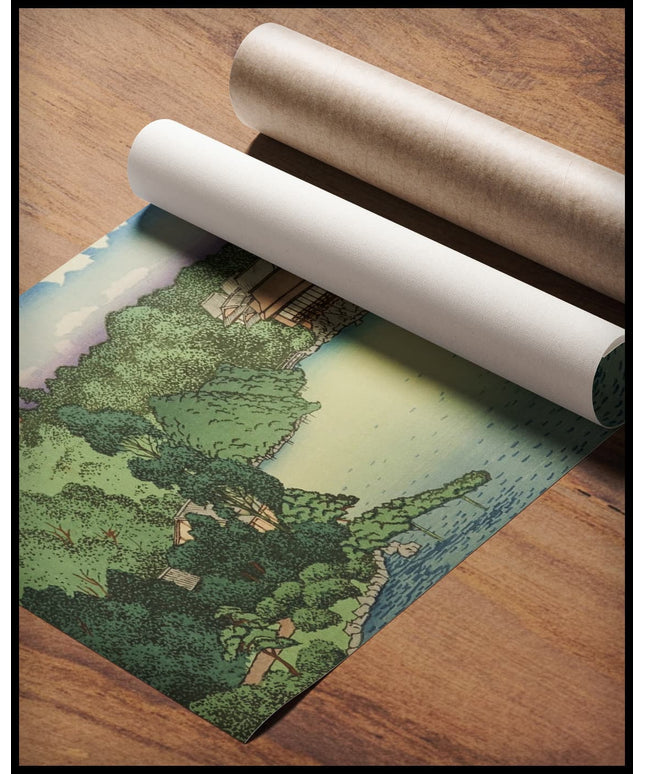 Panoramic View of Daisensui Pond