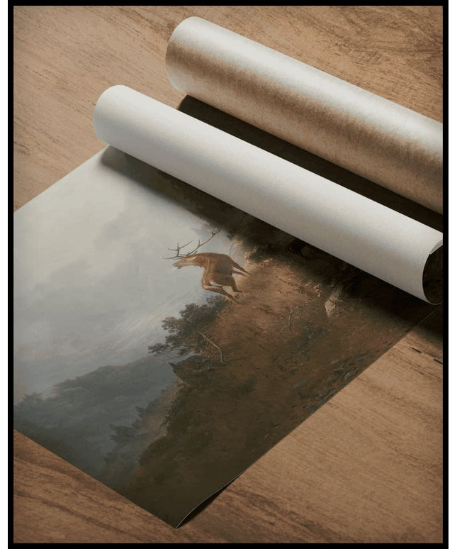 Hirsche Im Hochgebirge