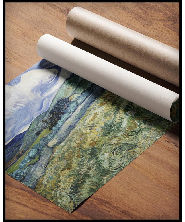 Berglandschaft hinter dem Hospital Saint-Paul