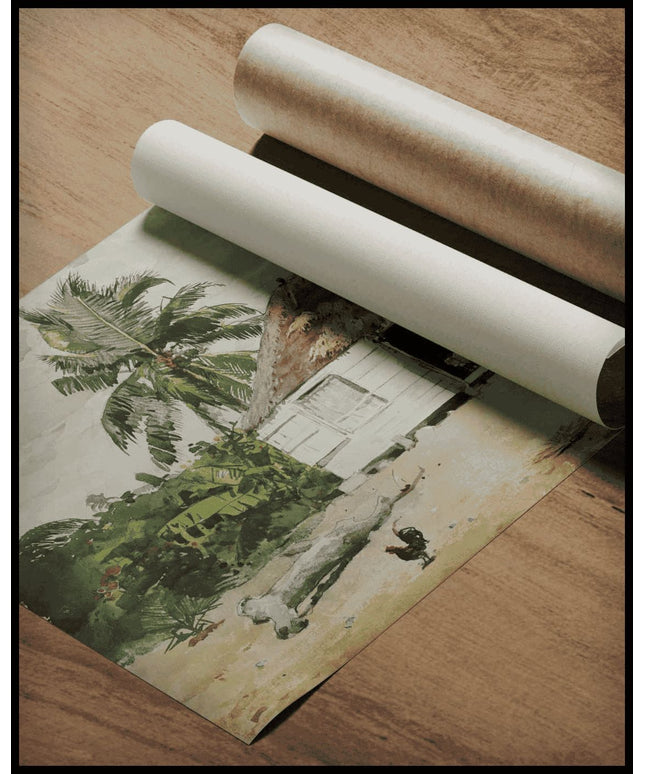 Native Hut At Nassau