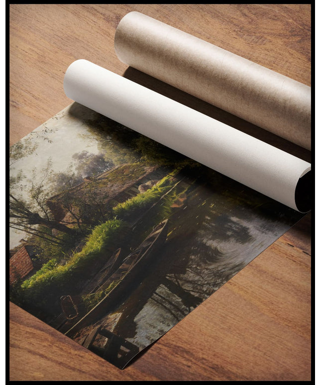 Flusslandschaft im Spreewald