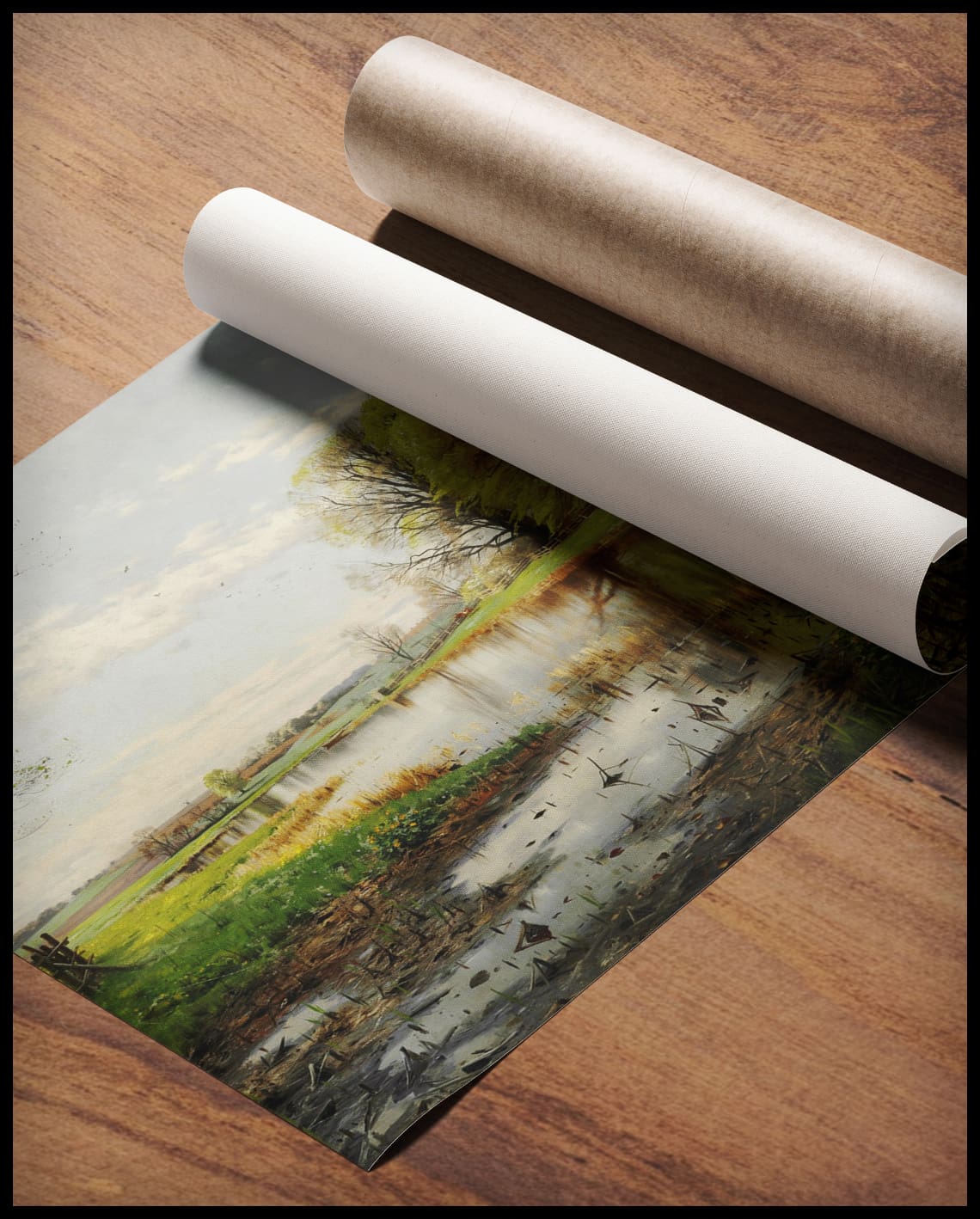 Landscape on a spring day