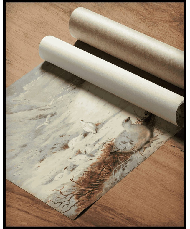 Alpenschneehuhn Poster