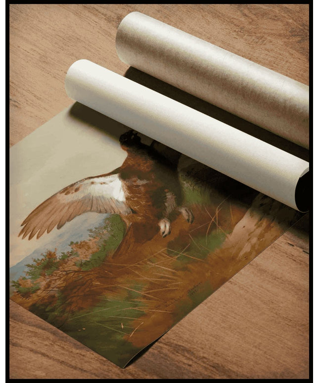 Moorschneehuhn Poster