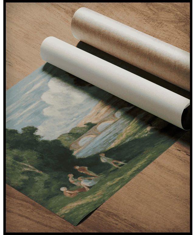 Rolleboise, Baigneurs Près Du Bras De Seine