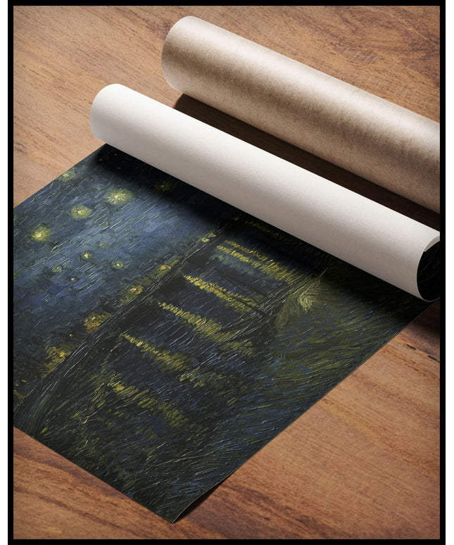 Sternennacht über der Rhone