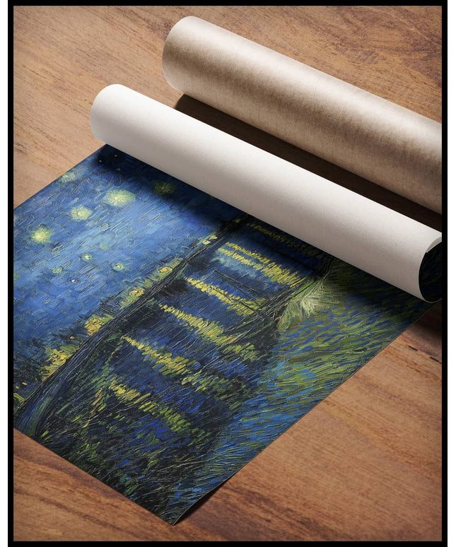 Sternennacht über der Rhone