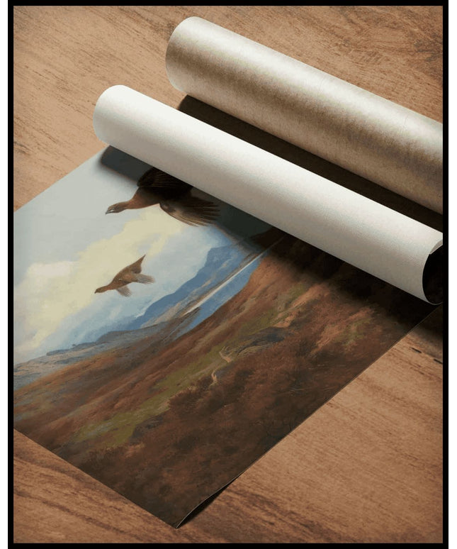 Moorschneehühner Poster