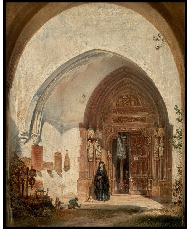 Das Portal der Stiftskirche Nonnberg in Salzburg