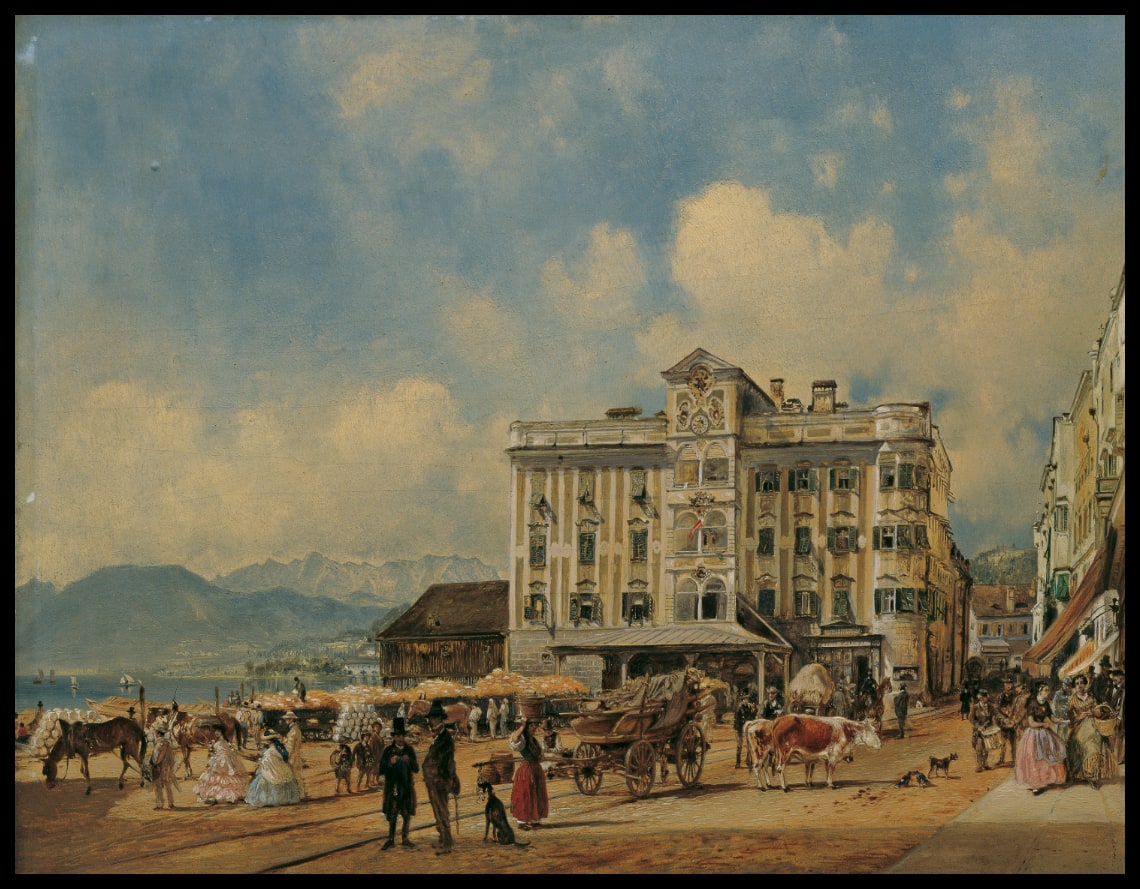 Das Rathaus in Gmunden