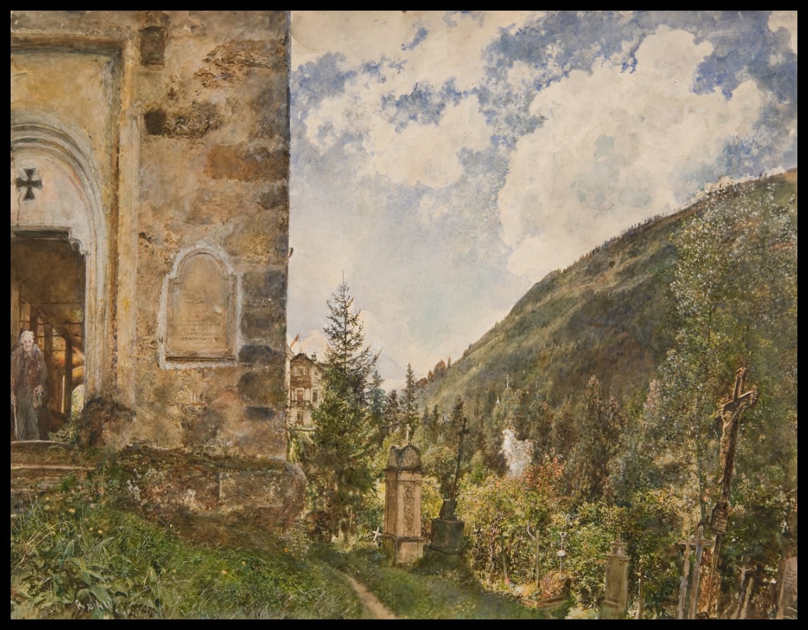 Der Friedhof in Gastein