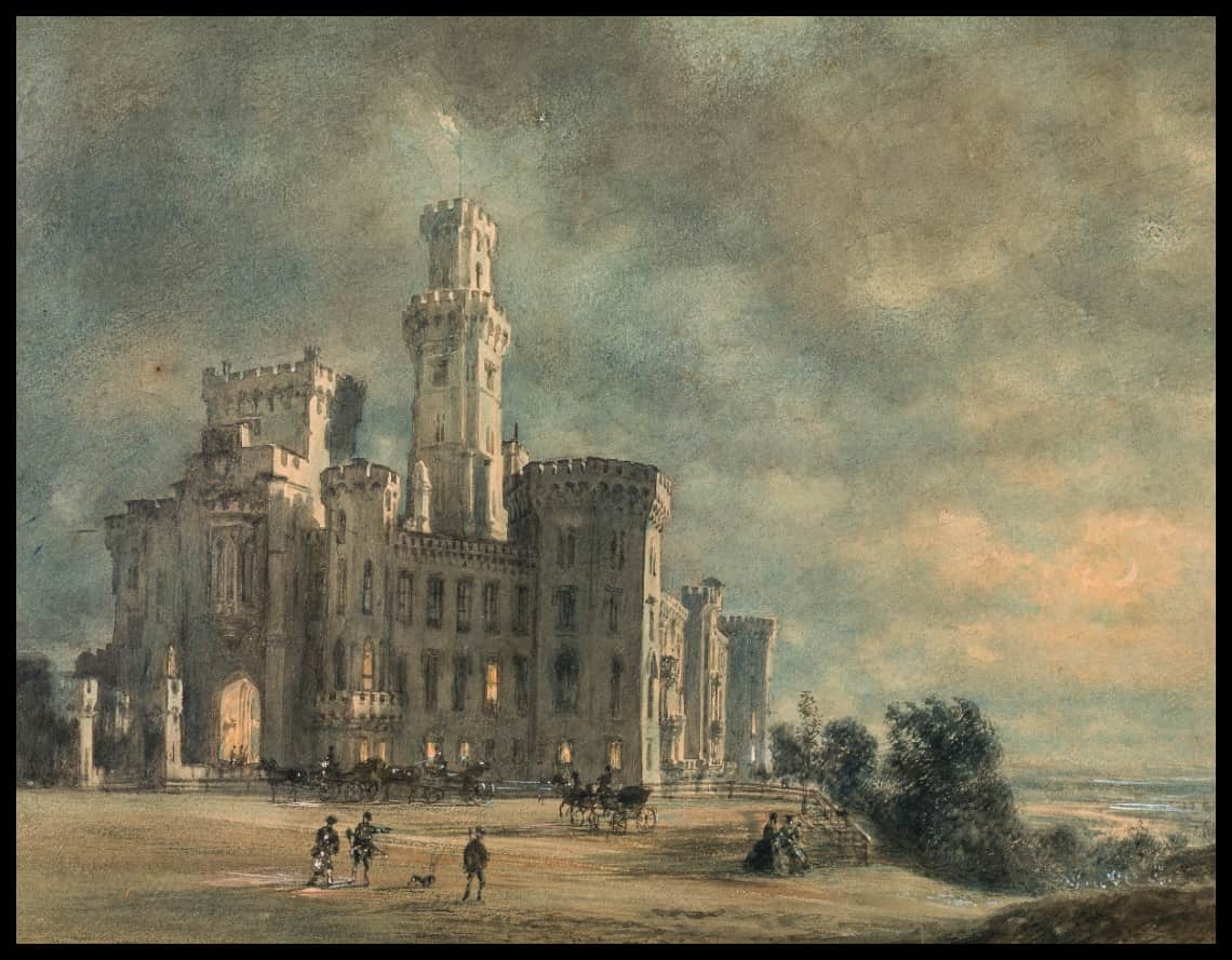On the beach of Santa Lucia in Naples