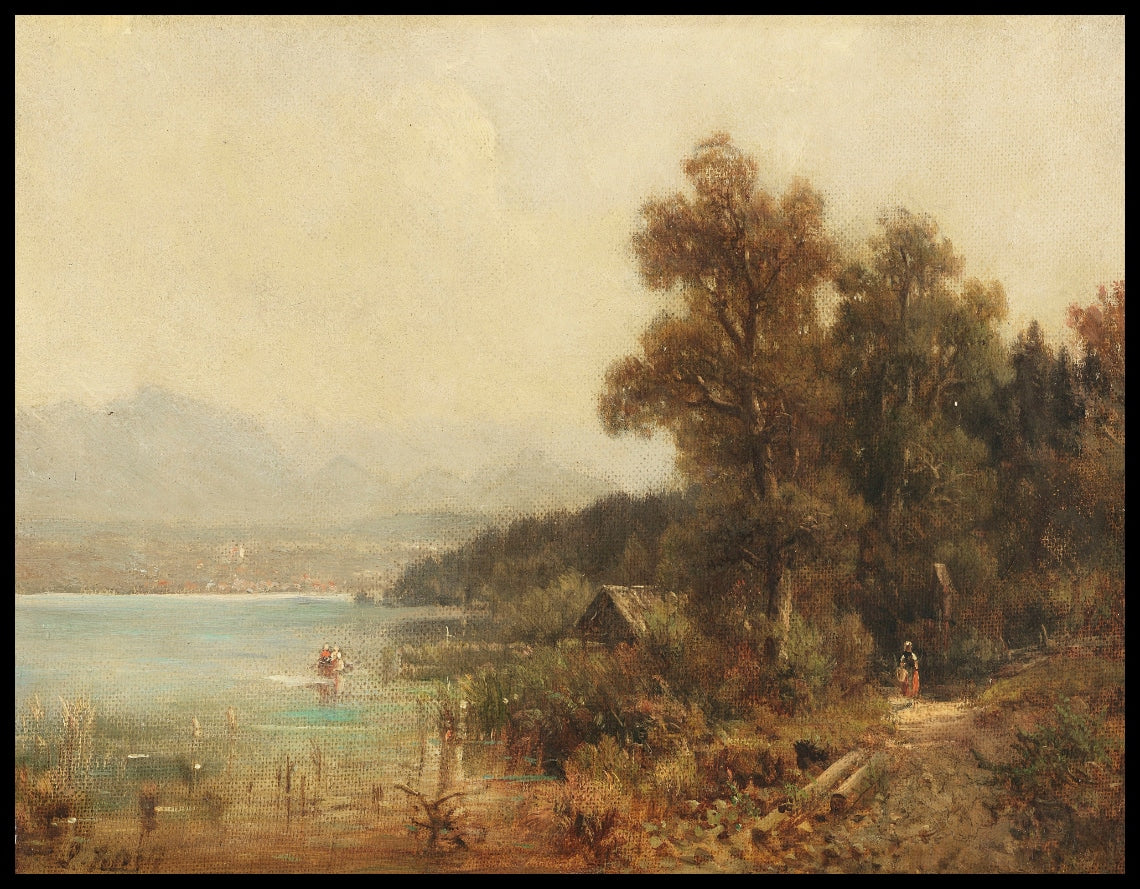 Upper Bavarian lake landscape