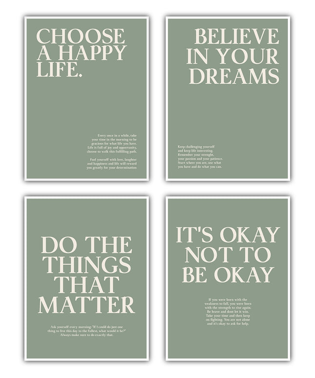Motivation Poster Set