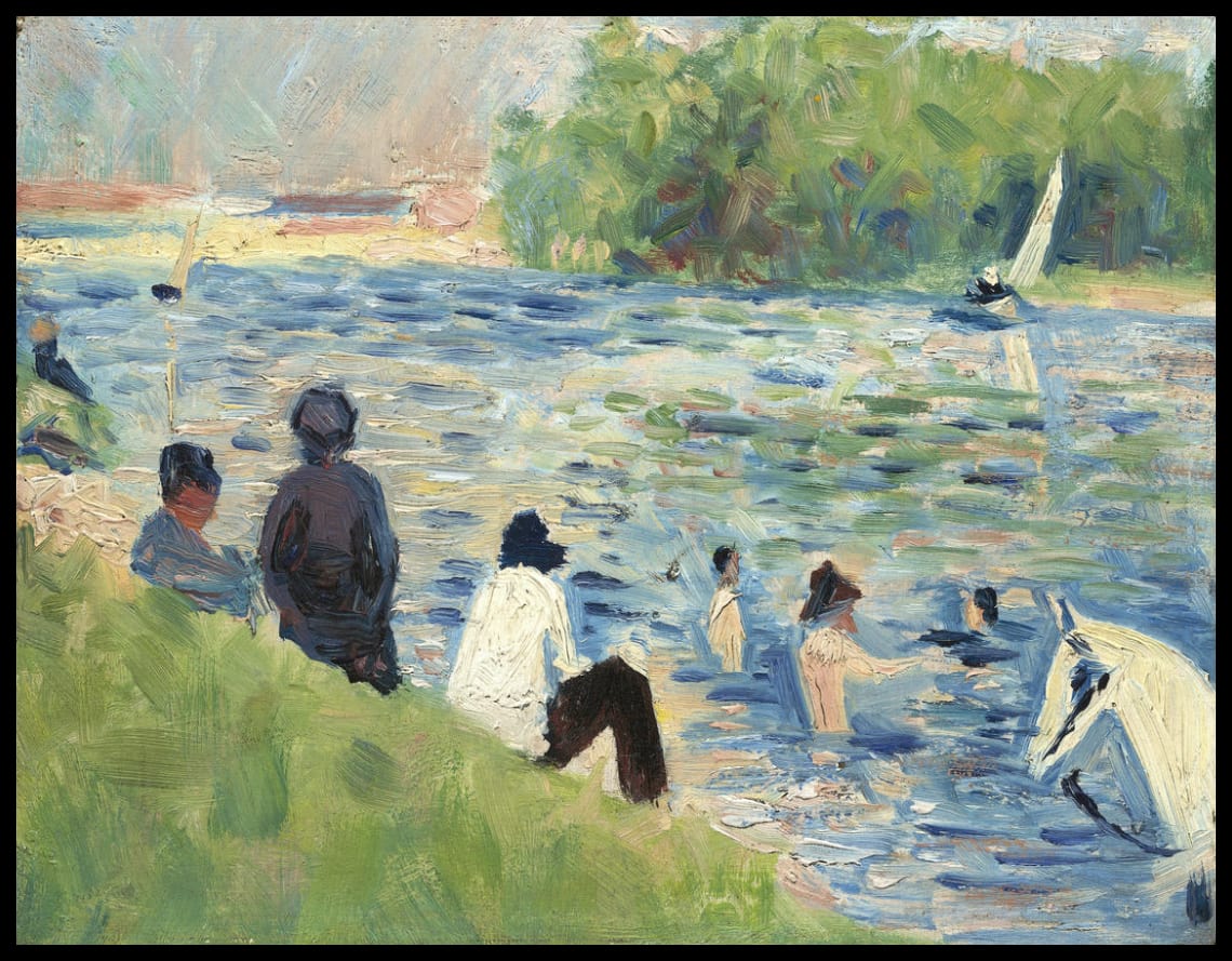 Étude pour les batteurs d'Asnières