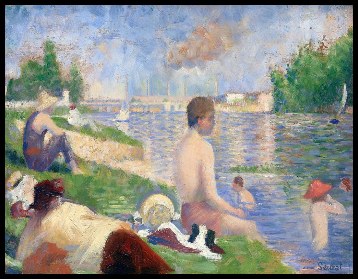 Étude finale pour "Bathers at Asnières