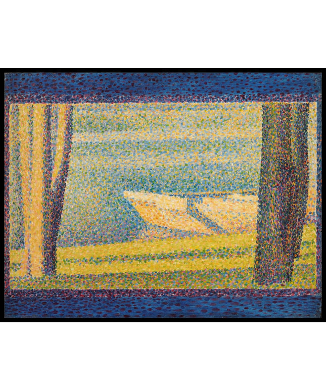 Moored Boats and Trees