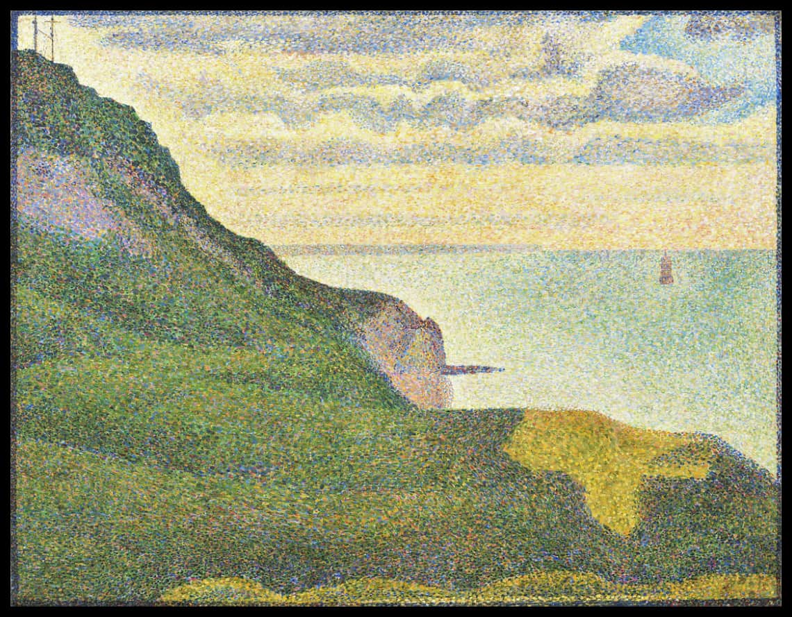 Paysage marin à Port-en-Bessin, Normandie