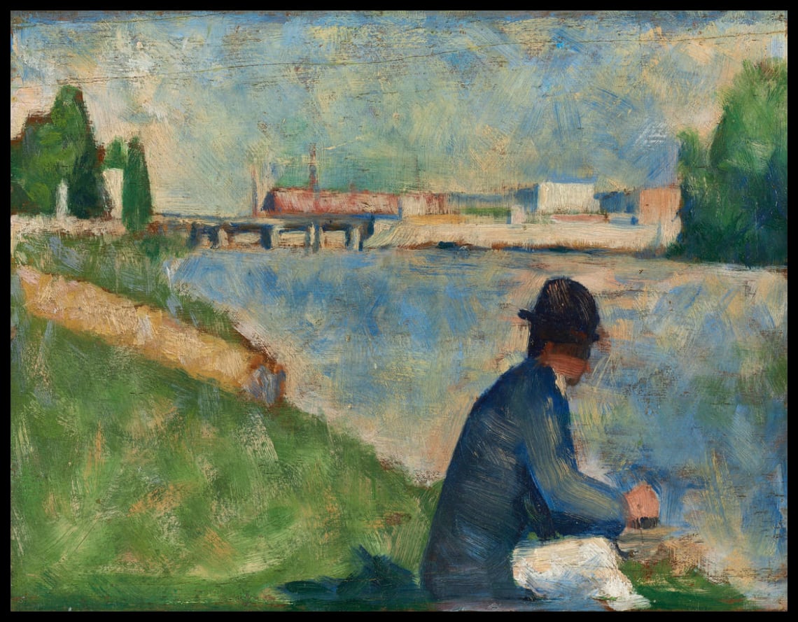 Étude pour 'Bathers at Asnières