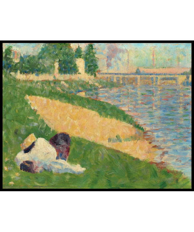 The Seine with Clothing on the Bank
