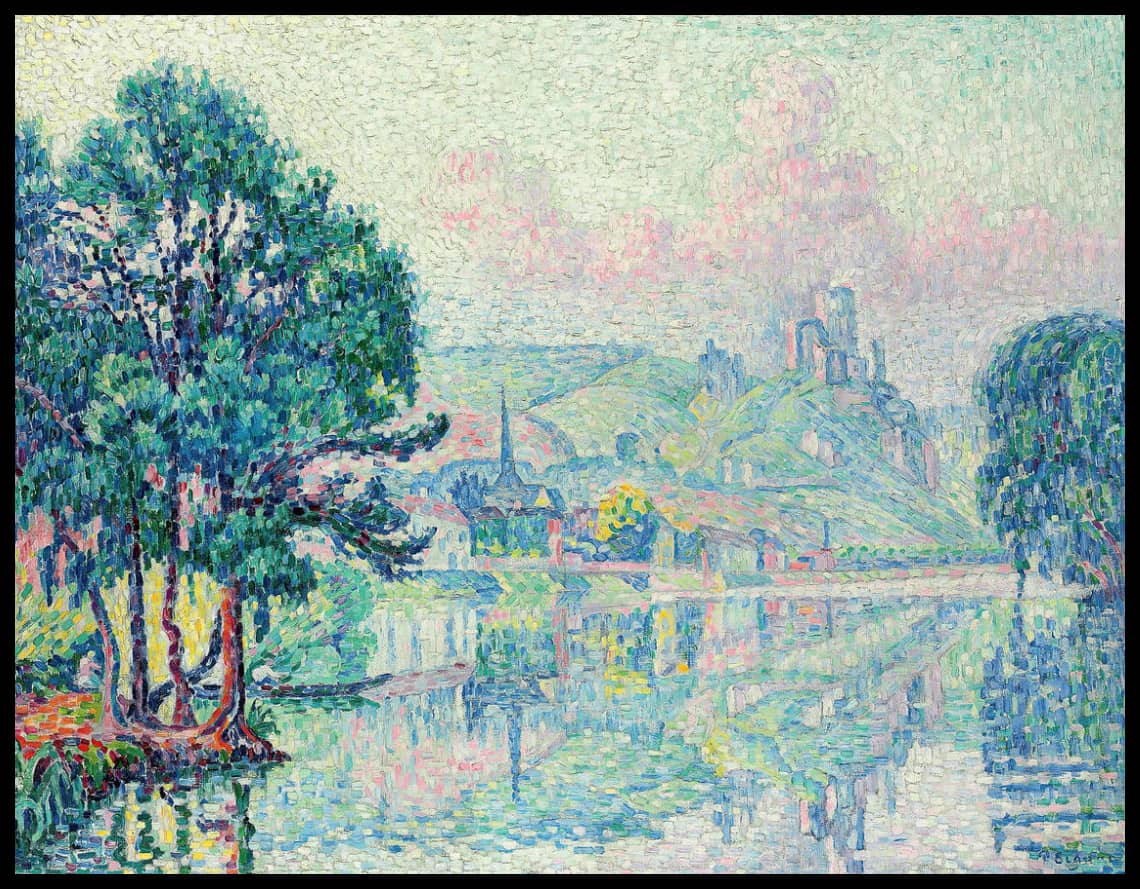 Les Andelys. Matin . Été
