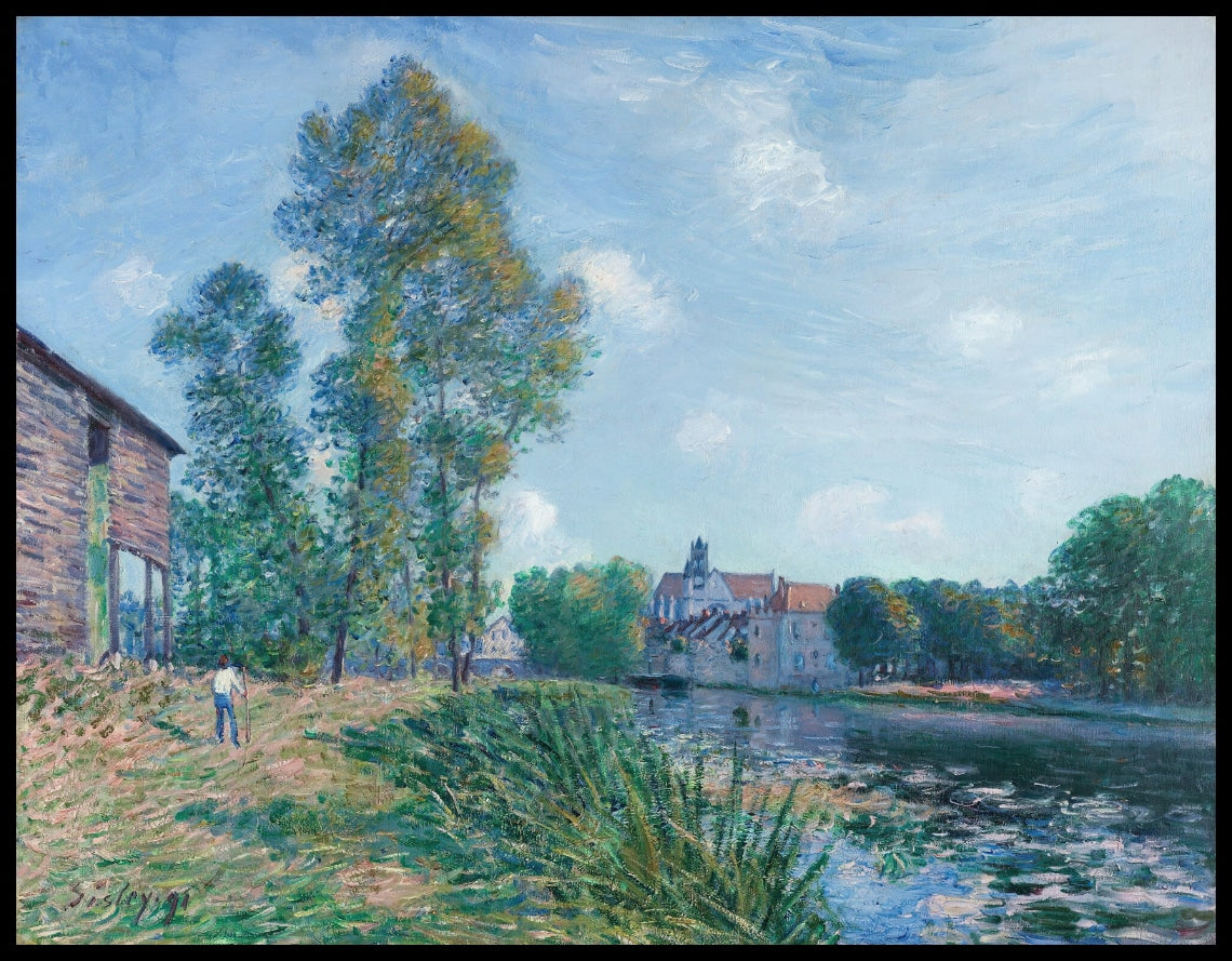 Rive du Loing à Moret