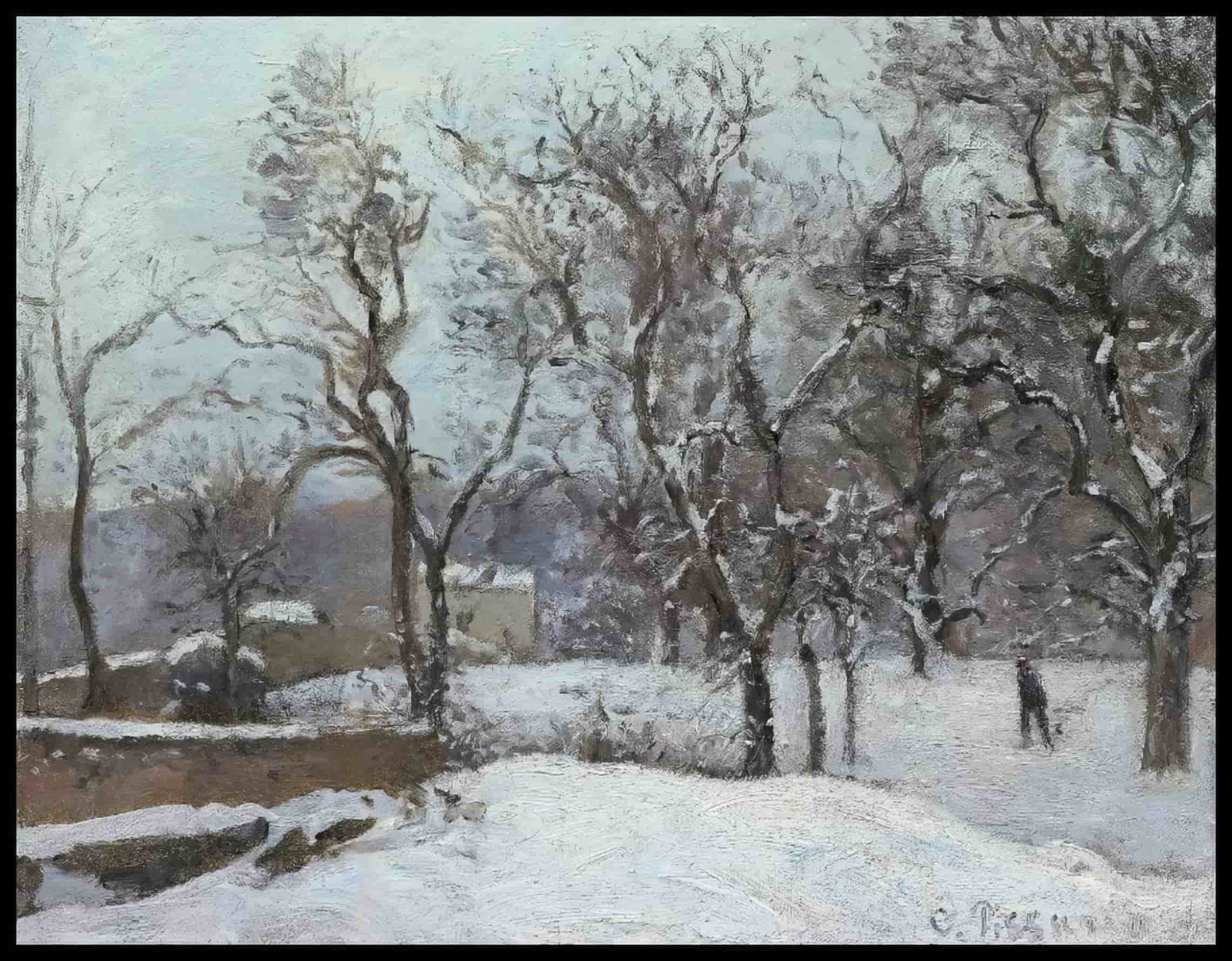 Snow At Louveciennes