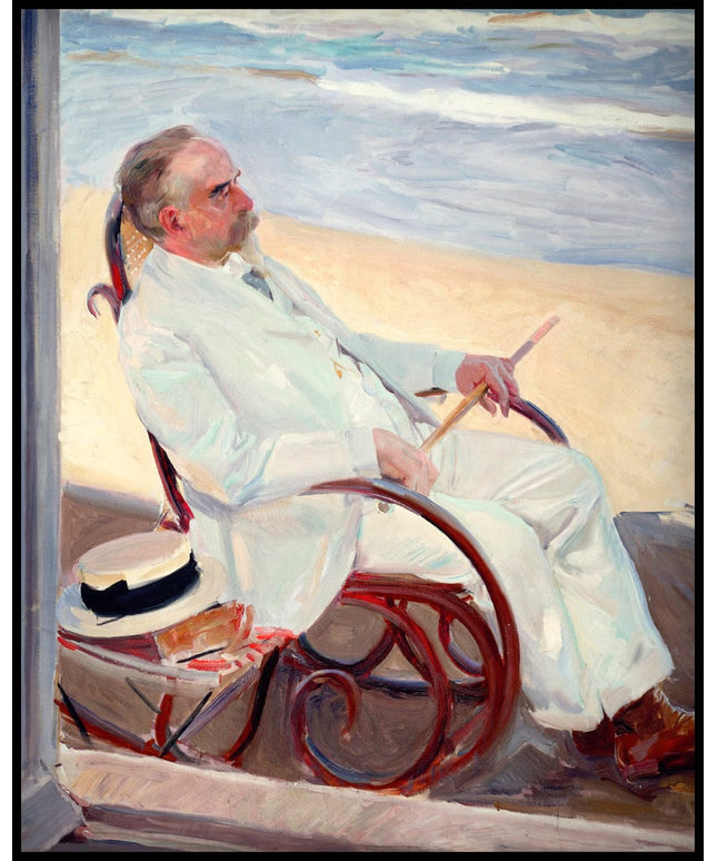 Antonio García at the Beach
