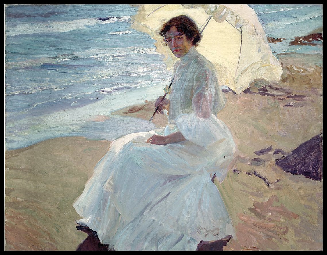 Clotilde on the Beach