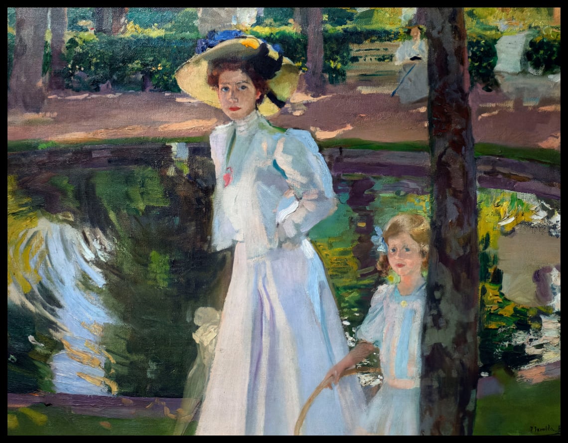 Marianne dans les jardins, la Granja