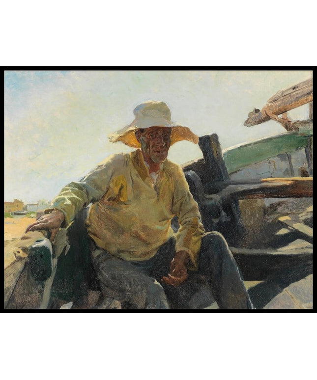 Old Fisherman in a Boat