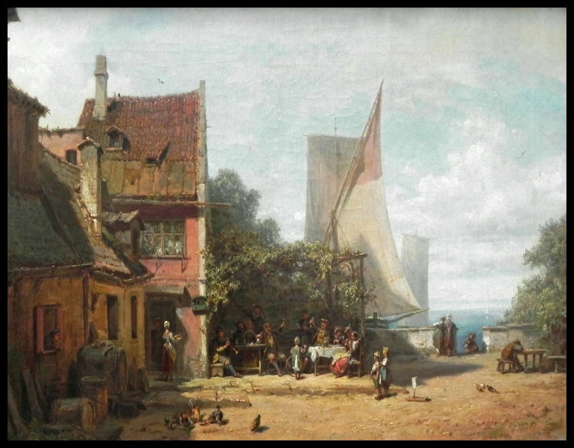 Ancienne taverne au bord du lac de Starnberg