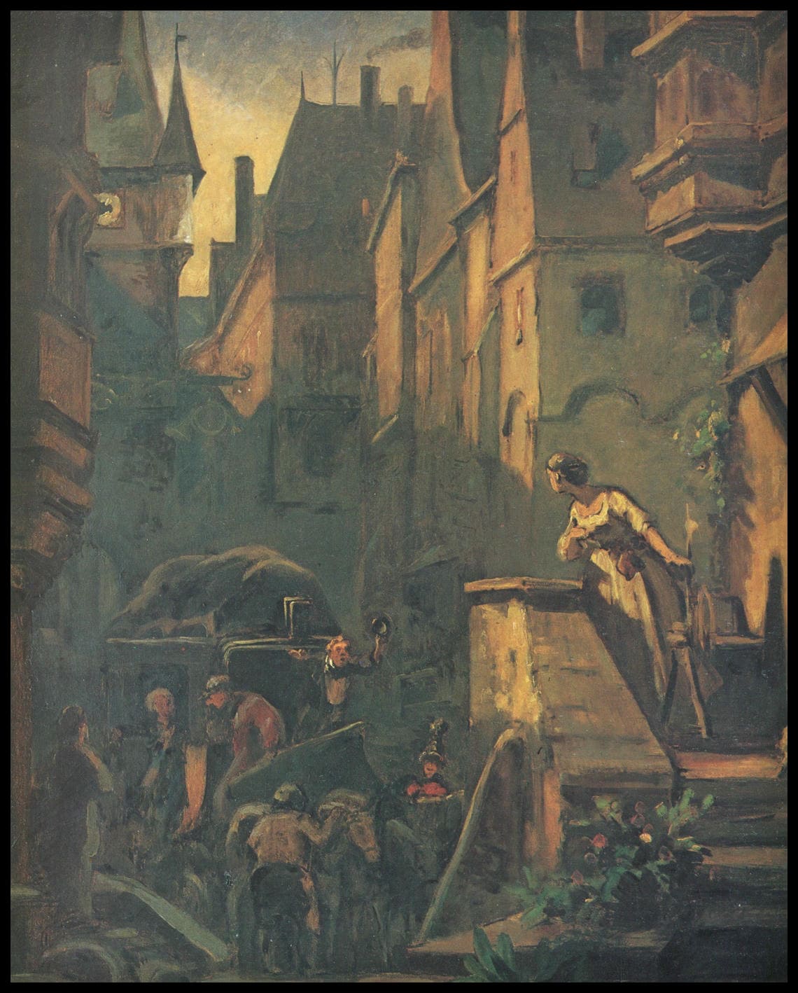 Arrivée du wagon postal