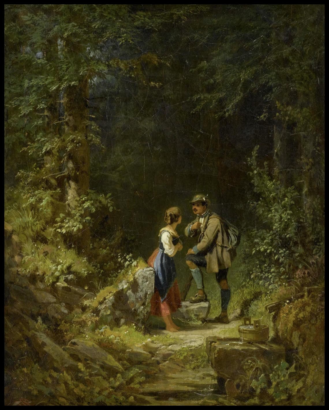 Rencontre dans la forêt