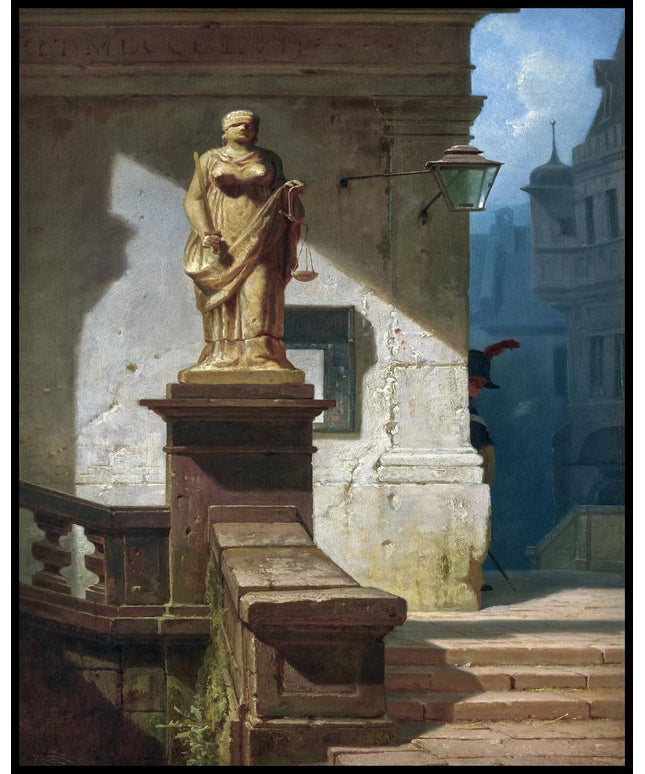 Das Auge des Gesetzes (Justitia)