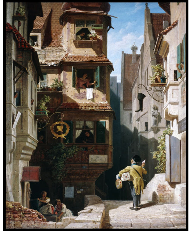 Der Briefbote im Rosenthal