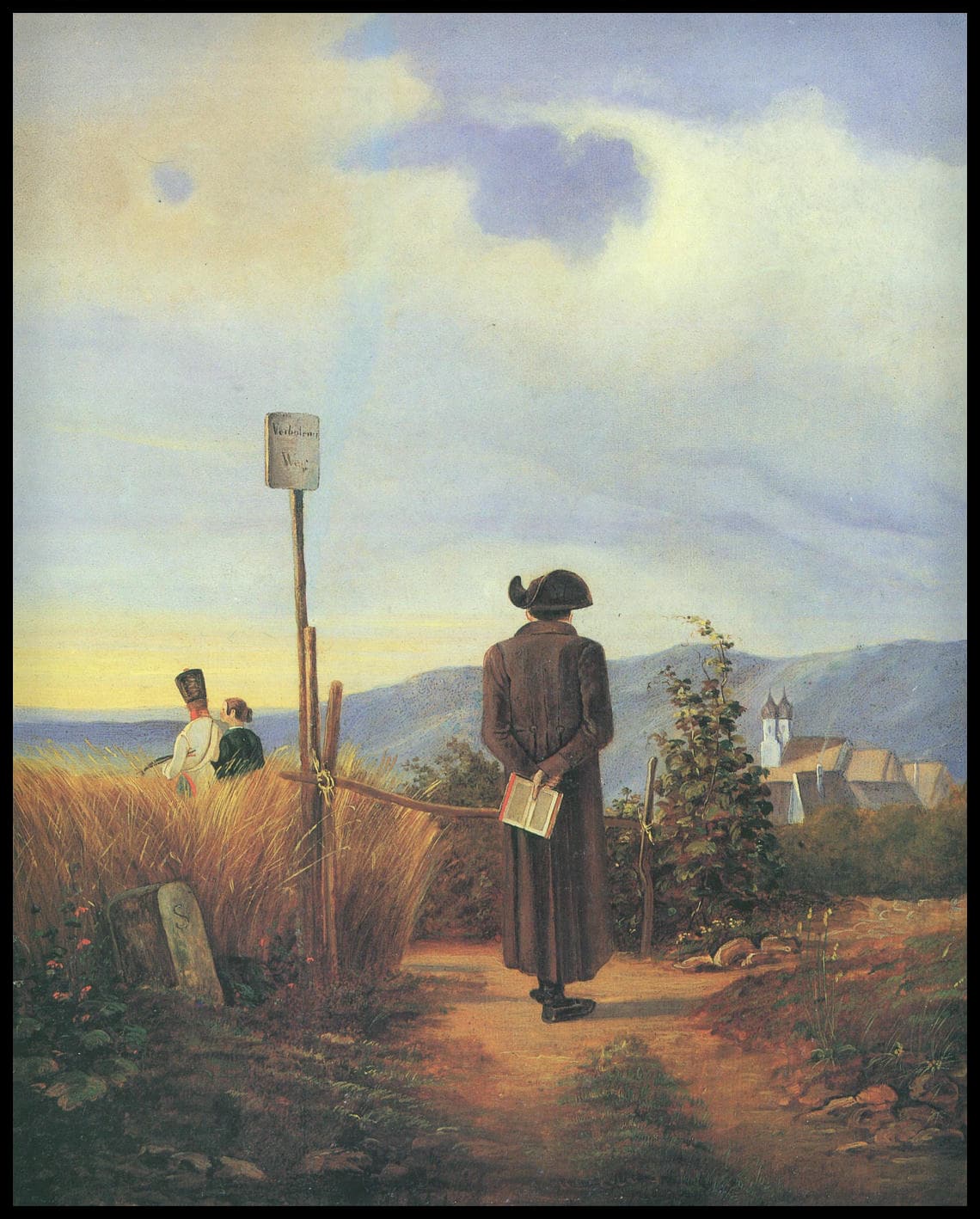 Le chemin interdit (un père jésuite dans la campagne)