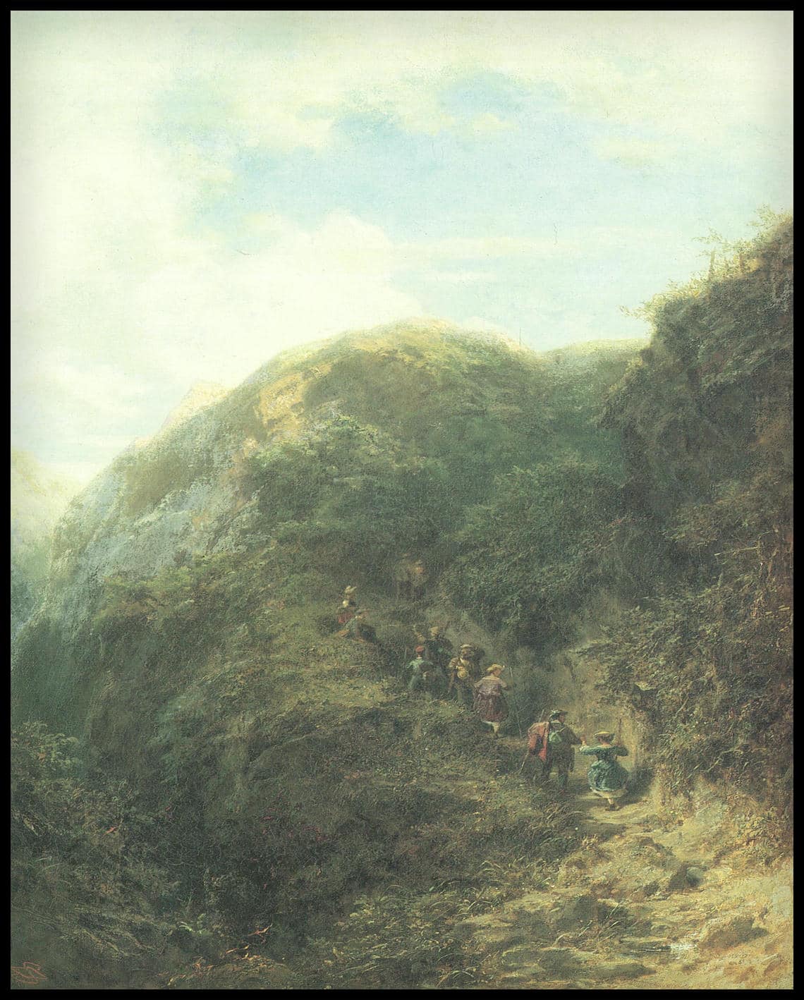 L'ascension de la montagne