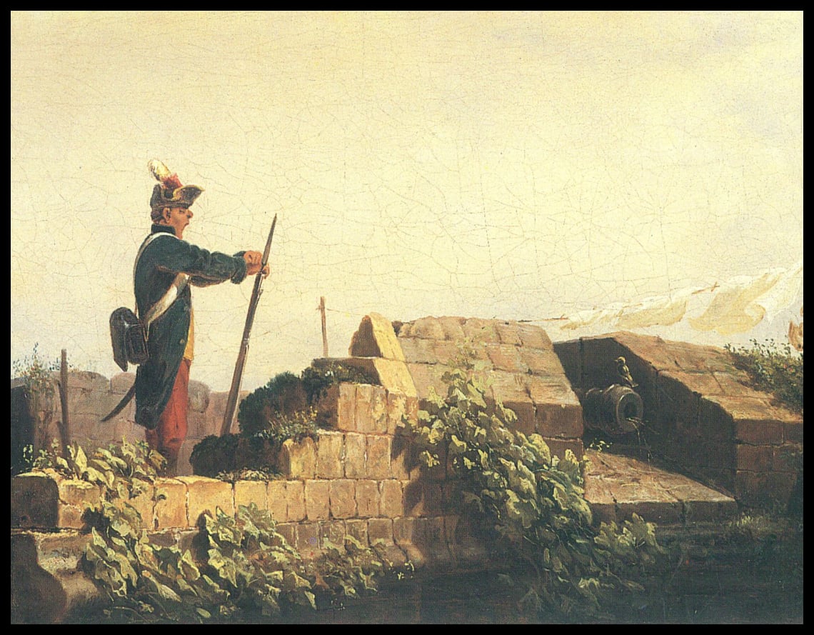La paix dans le pays (sur le bastion, la garde du bouclier)