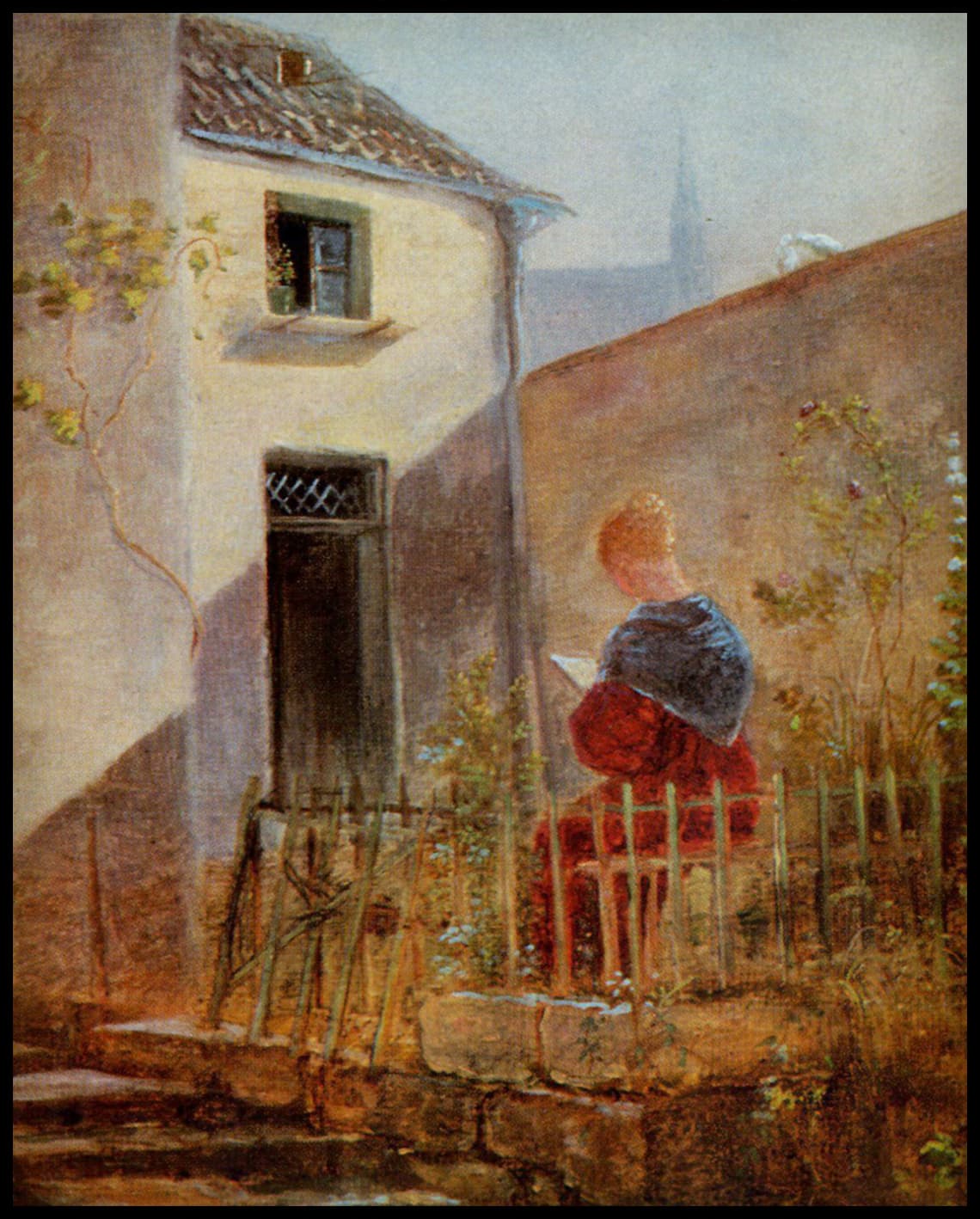 Dans le jardin familial