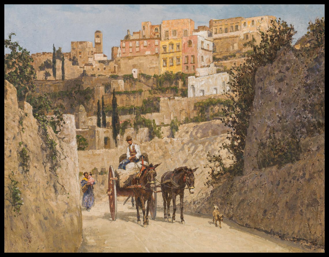 Country road in Capri
