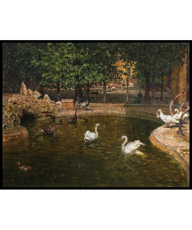 Tiergarten Schönbrunn, Vogelhaus mit Wasserbecken