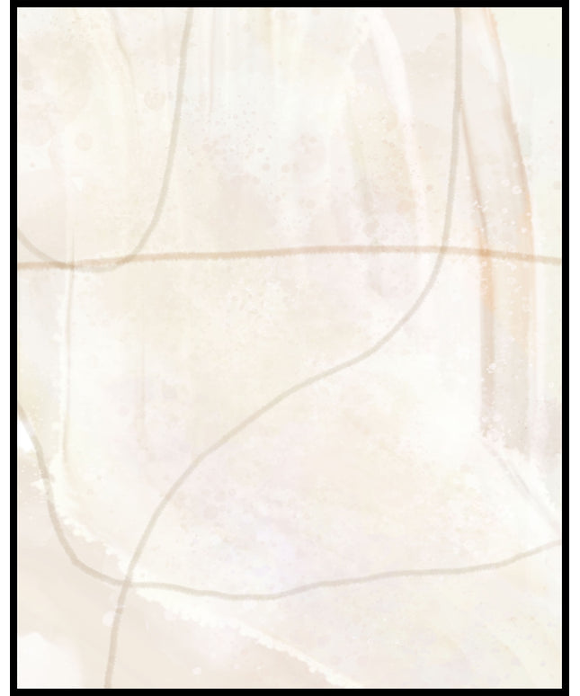 Aquarell Beige Poster