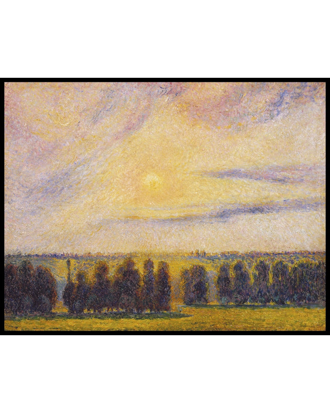 Sunset At Eragny