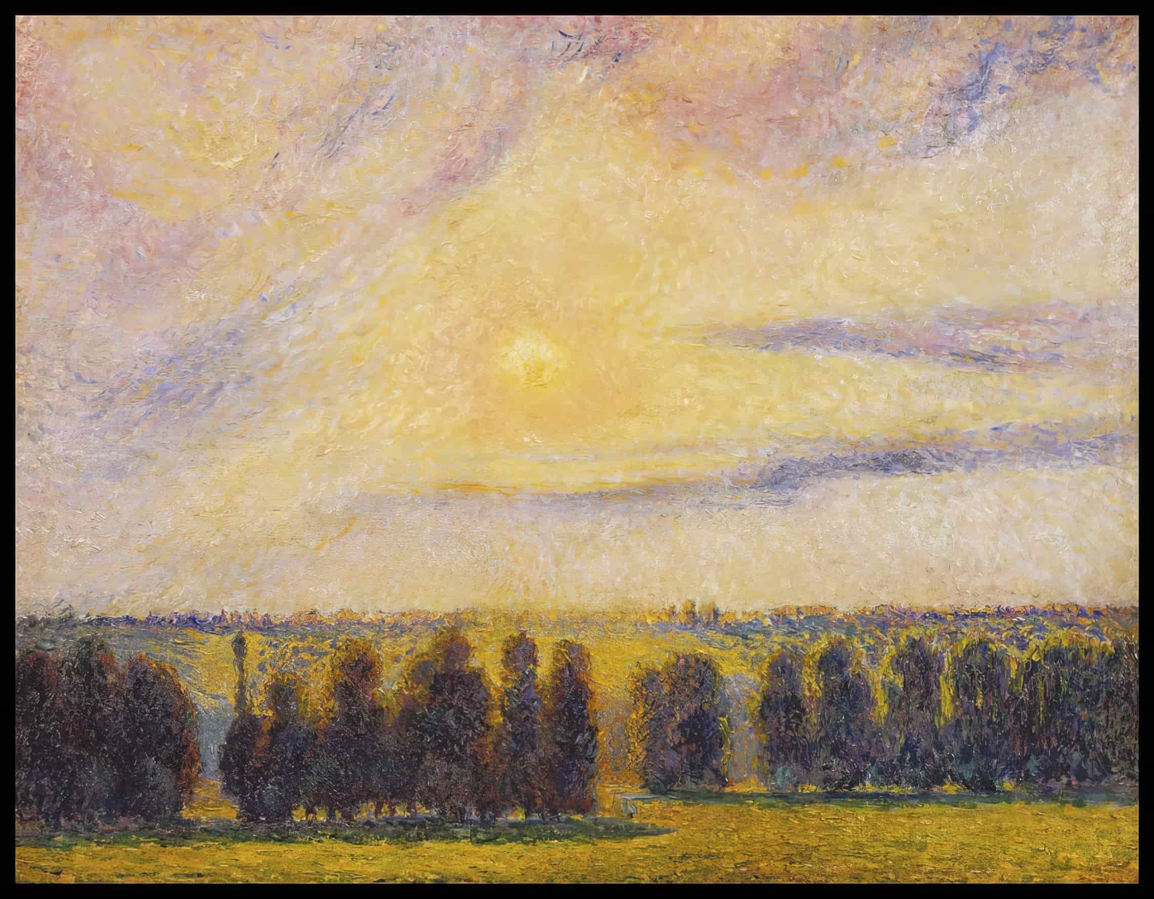 Sunset At Eragny