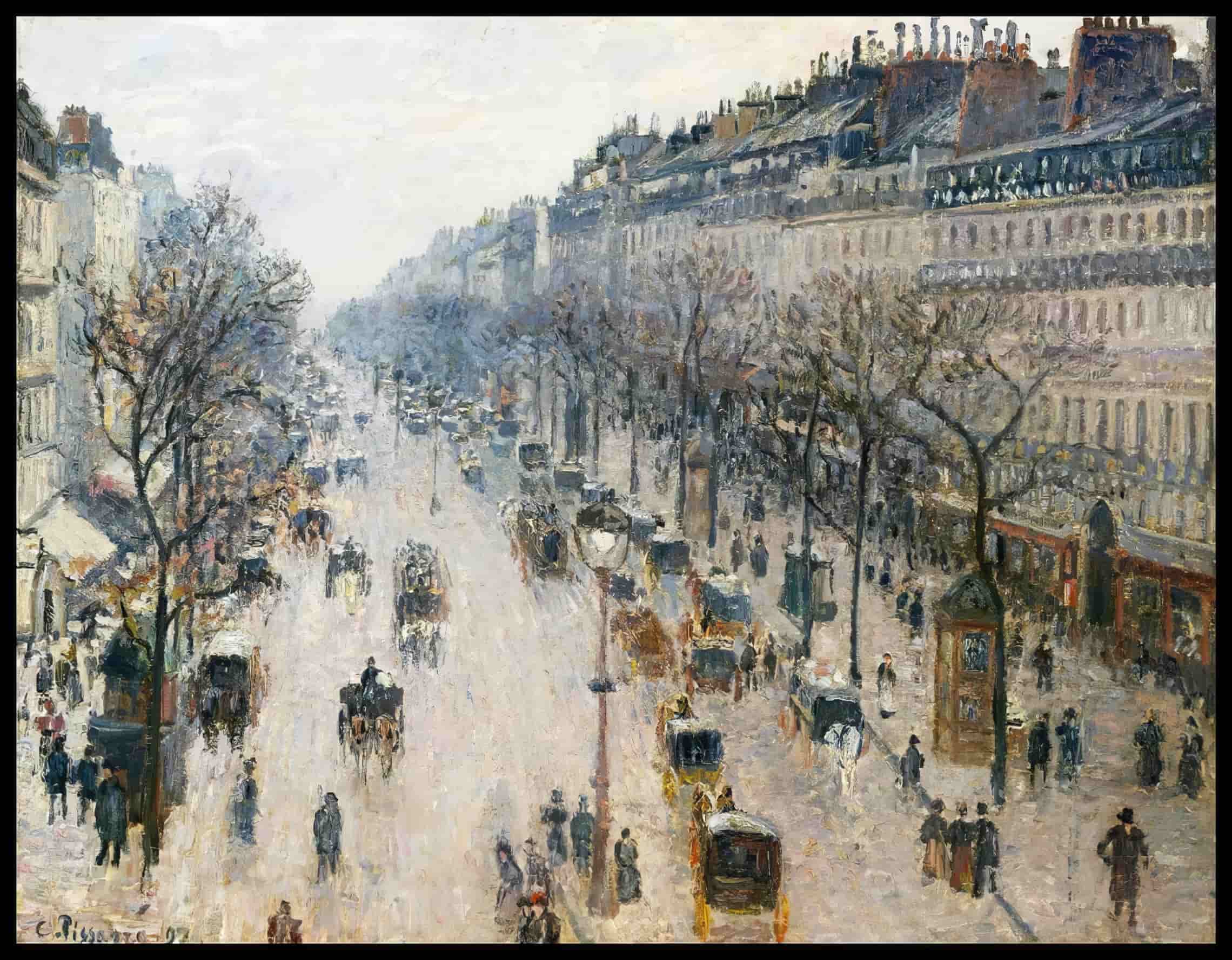 The Boulevard Montmartre