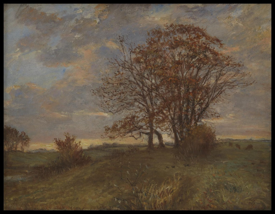 A Landscape near Borup, Zealand. Evening